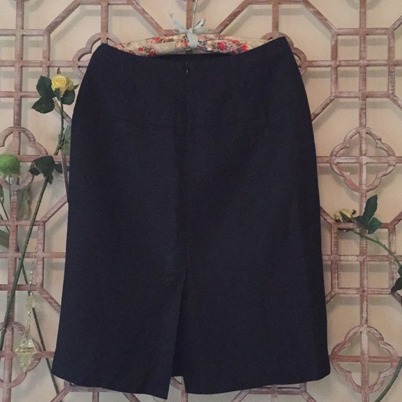 NWT Larry Levine black linen skirt - Picture 4 of 7